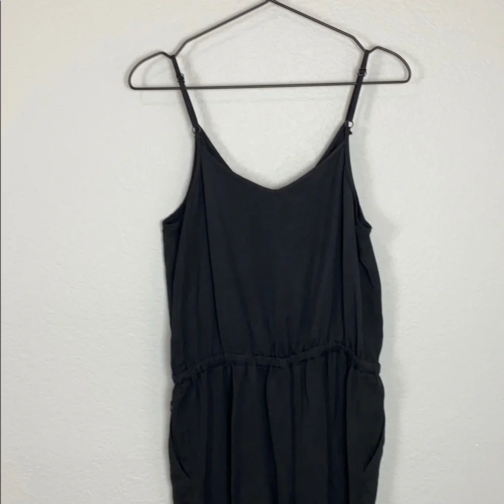 Loft surplice front black jumpsuit - Picture 7 of 12